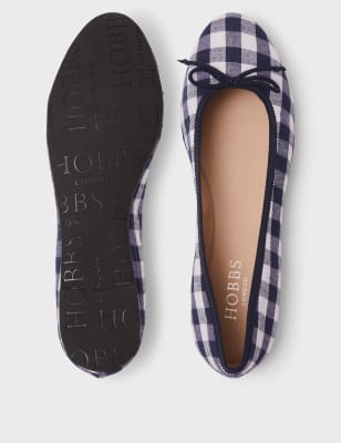 M&S Hobbs Womens Slip On Flat Ballet Pumps - 38 - Navy, Navy