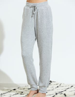 m&s cotton straight leg joggers