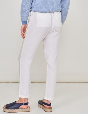 M&S White Stuff Womens Pure Linen Trousers