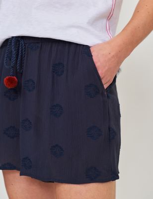 M&S White Stuff Womens Embroidered Shorts