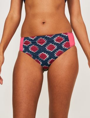 M&S White Stuff Womens Printed Brazilian Bikini Bottoms