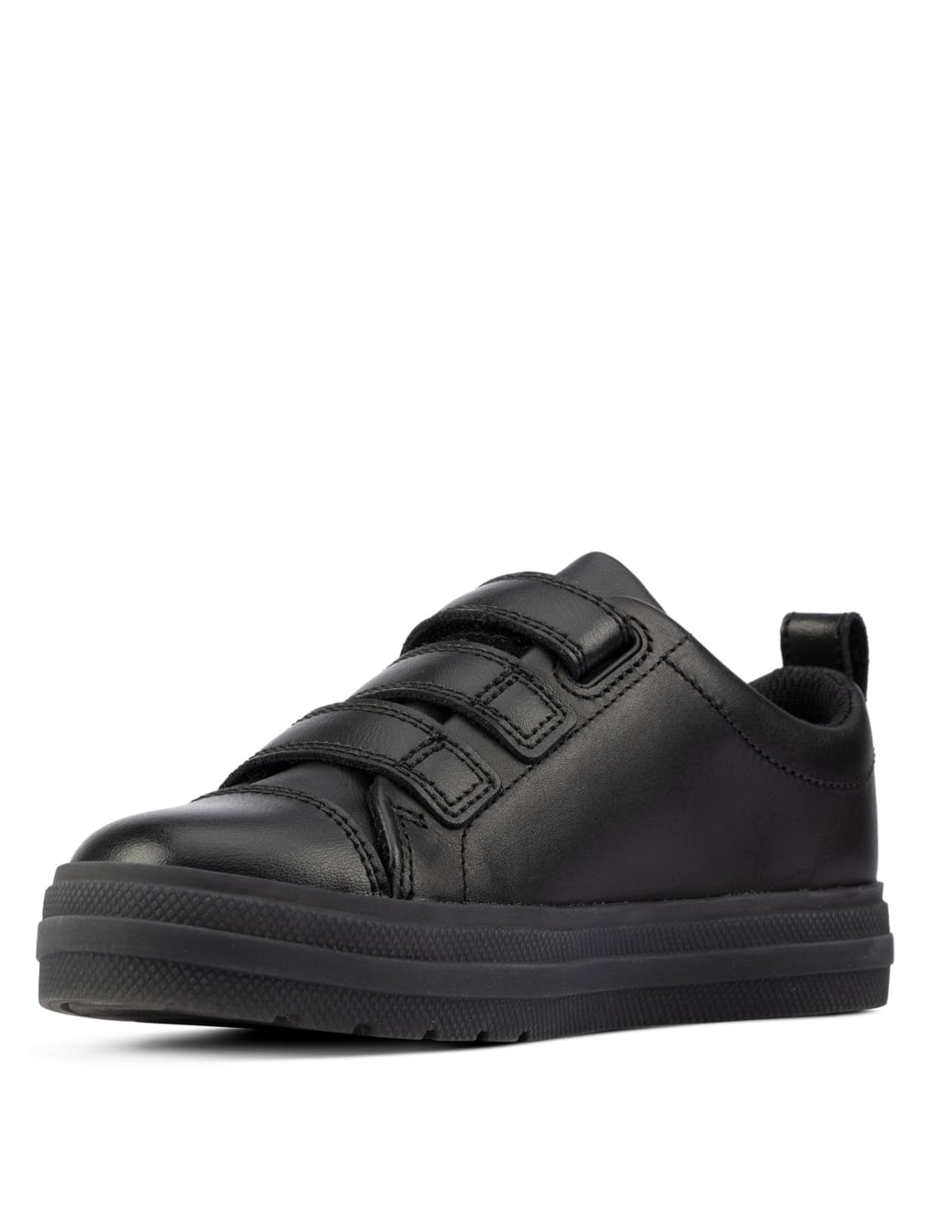 Kids' Leather Riptape Light-up Trainers (Kid size 10-2.5) image 5