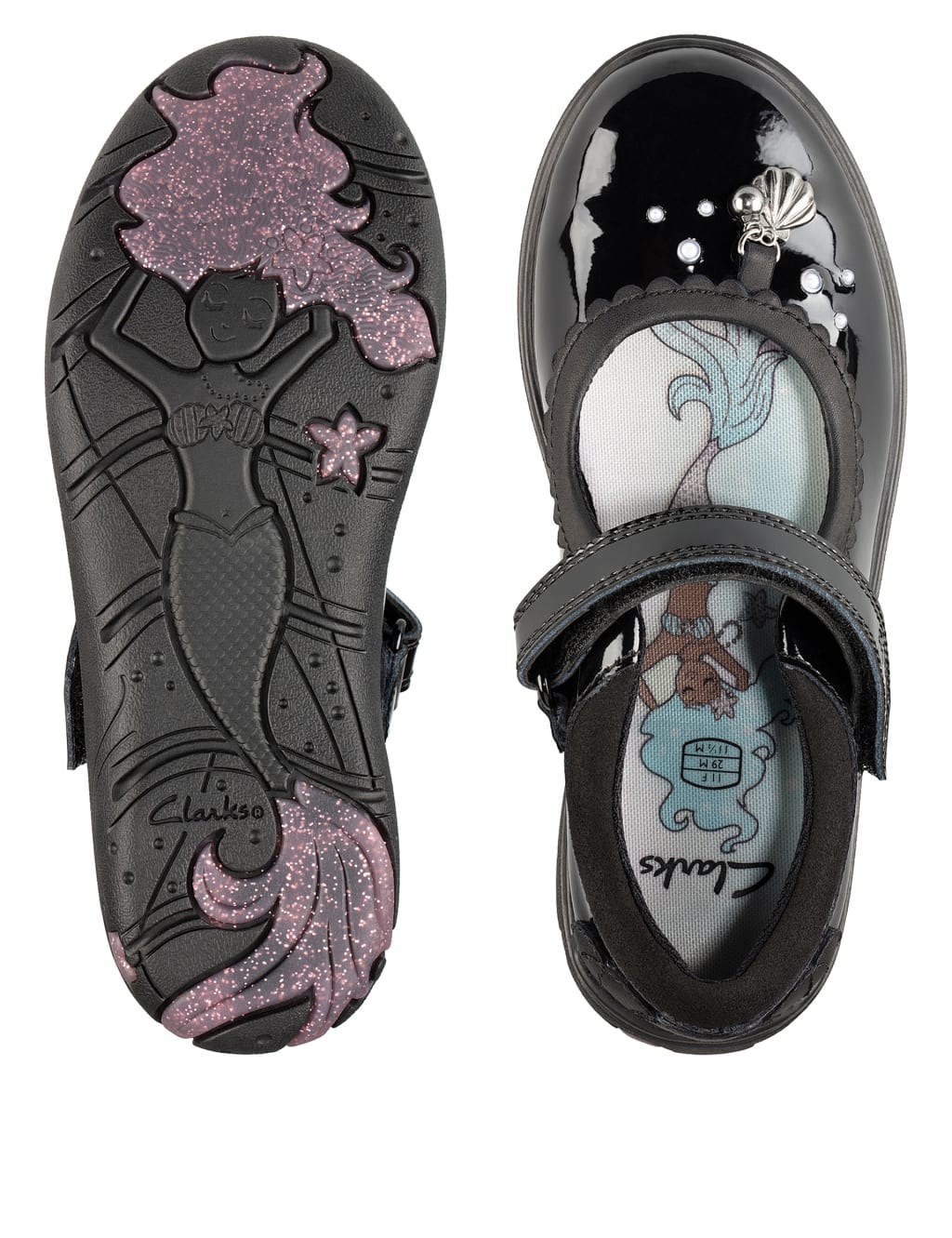 Kids' Leather Riptape Mary Jane Shoes (Kid size 10-2.5) image 2