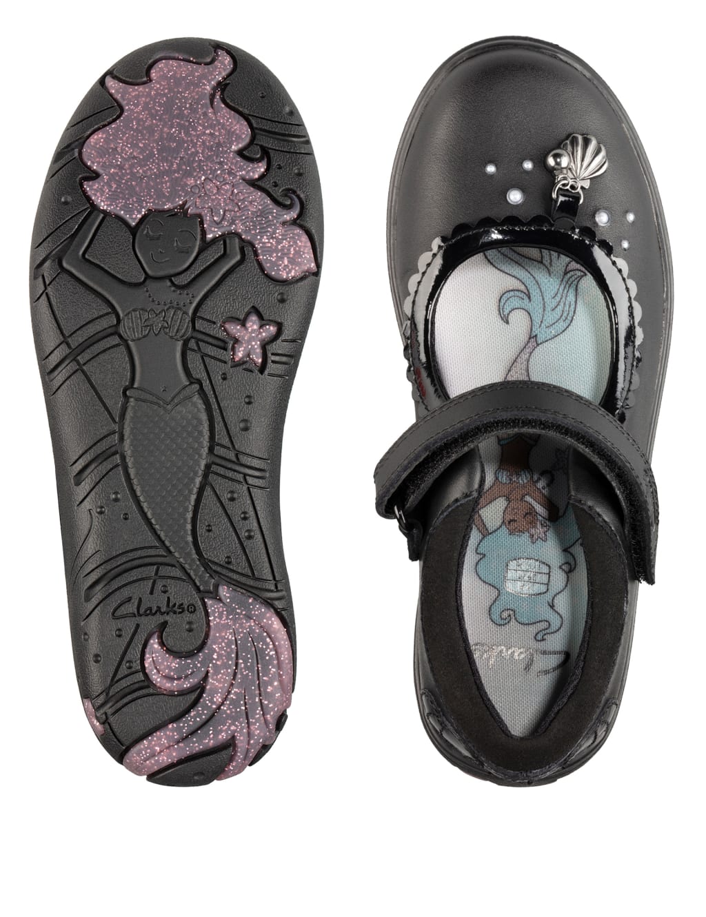 Kids' Leather Riptape Mary Jane Shoes (Kid size 10-2.5) image 4