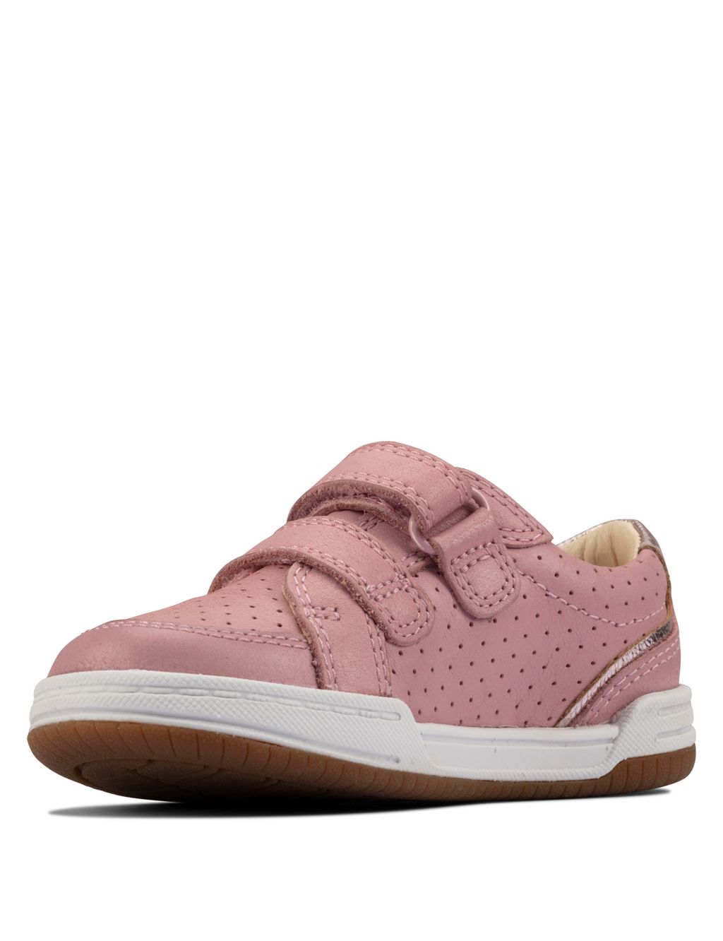 Baby Leather Riptape Trainers (Toddler size 4-9.5) image 5
