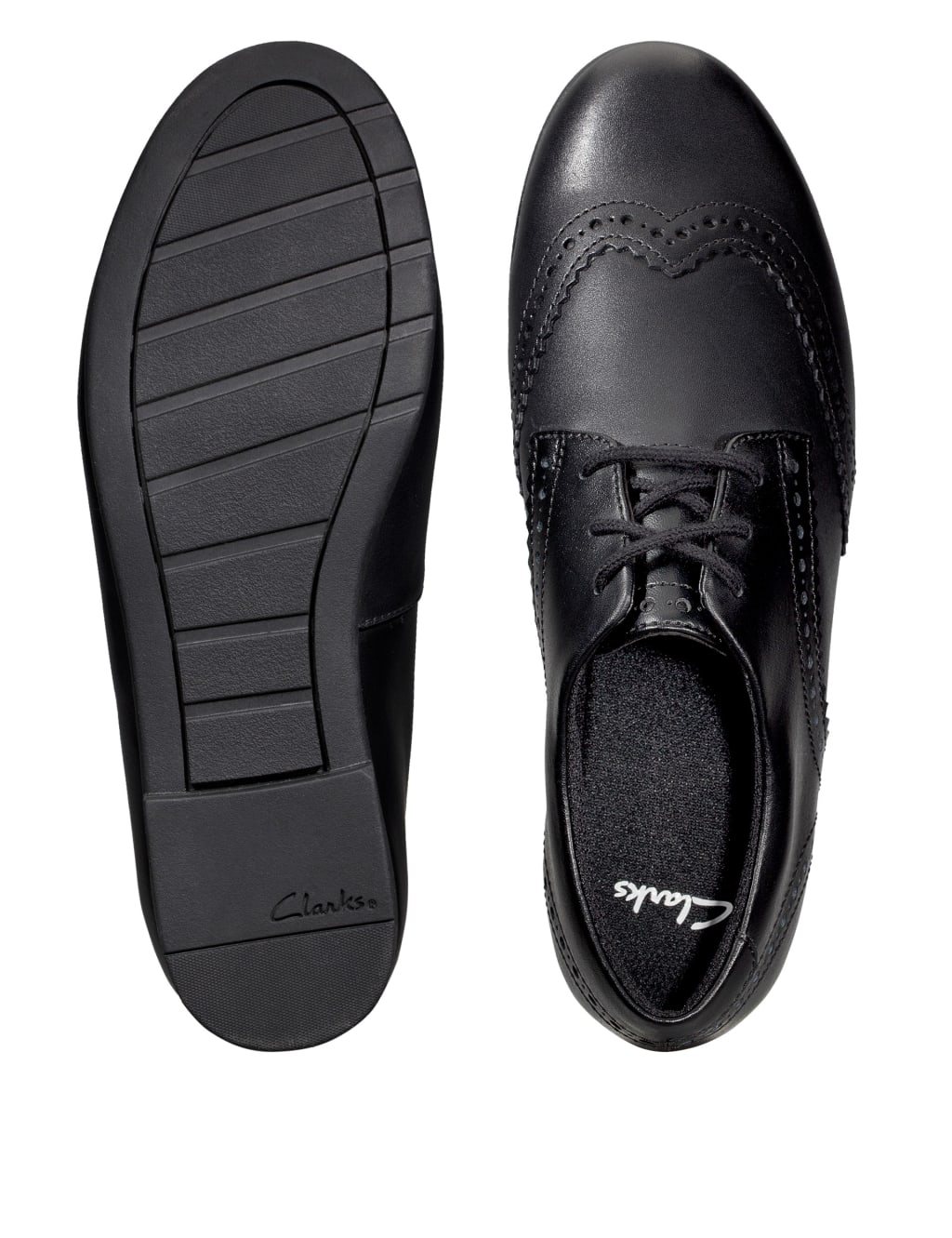 Kids' Leather Lace School Shoes (Youth size 3-9) image 4