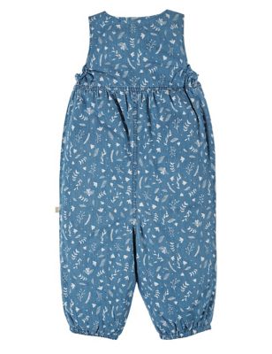 M&S Frugi Girls Pure Cotton Reversible Dungarees (7lbs