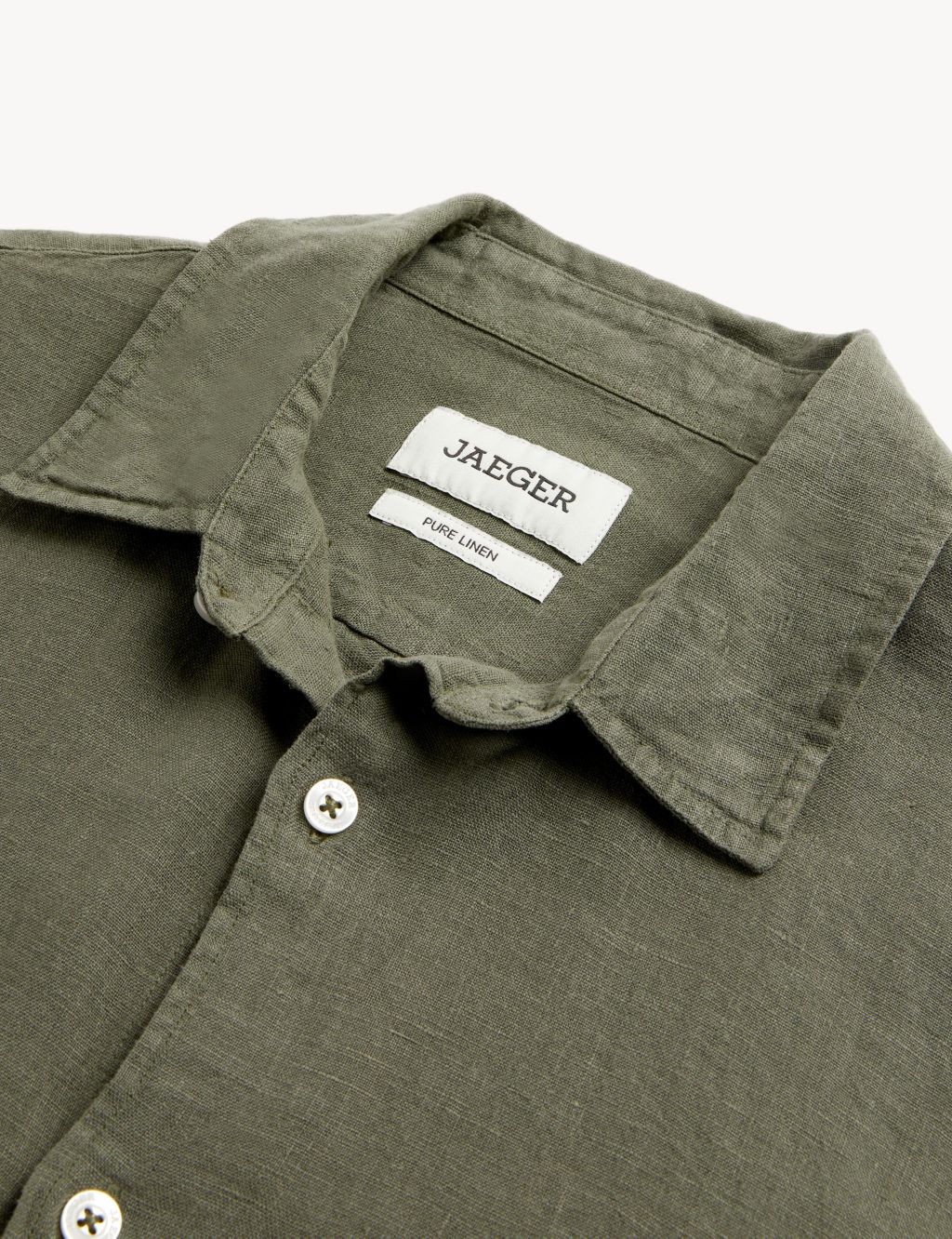 Luxurious Pure Linen Long Sleeve Shirt image 7
