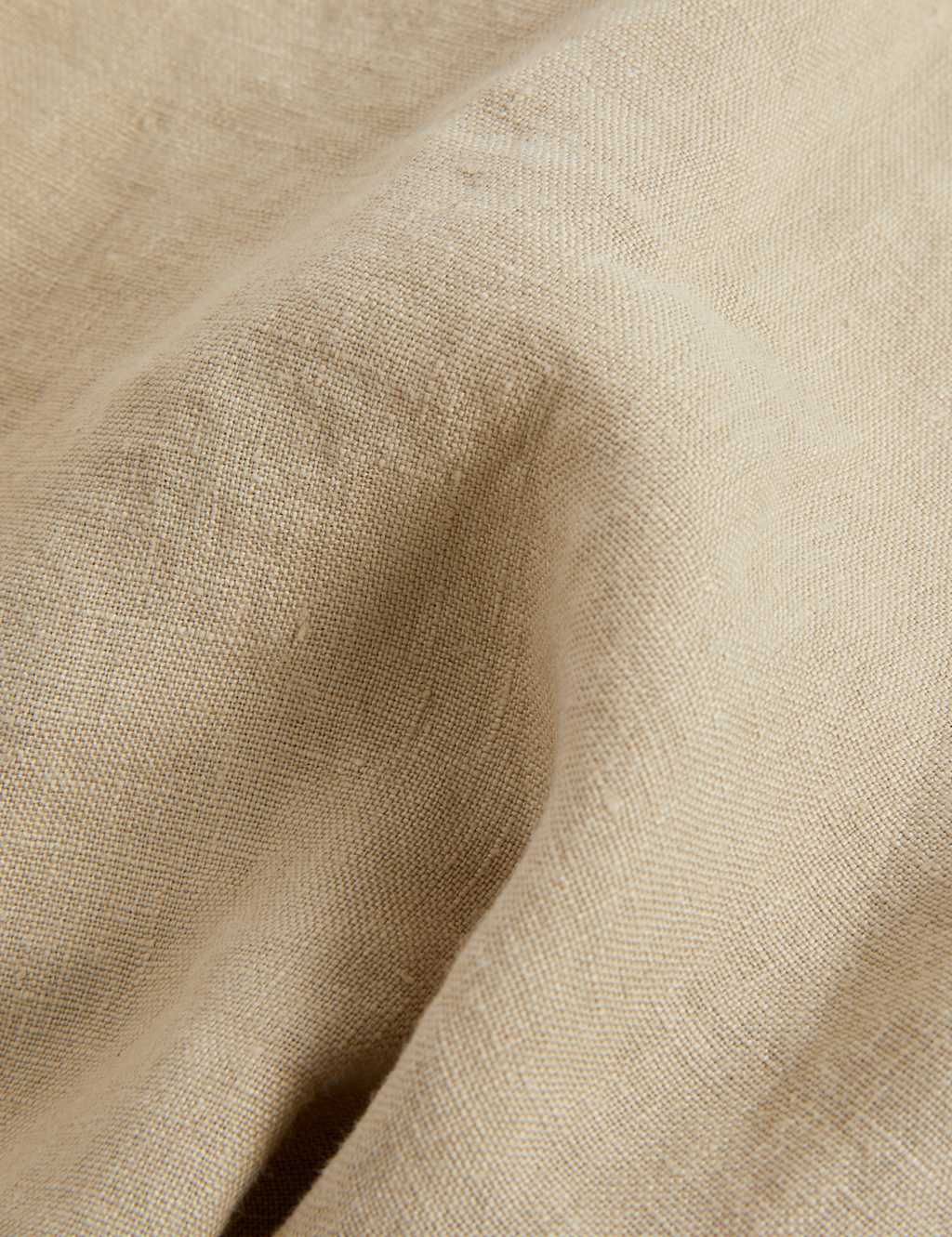 Luxurious Pure Linen Short Sleeve Shirt image 6
