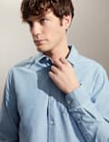 Regular Fit Pure Cotton Chambray Shirt