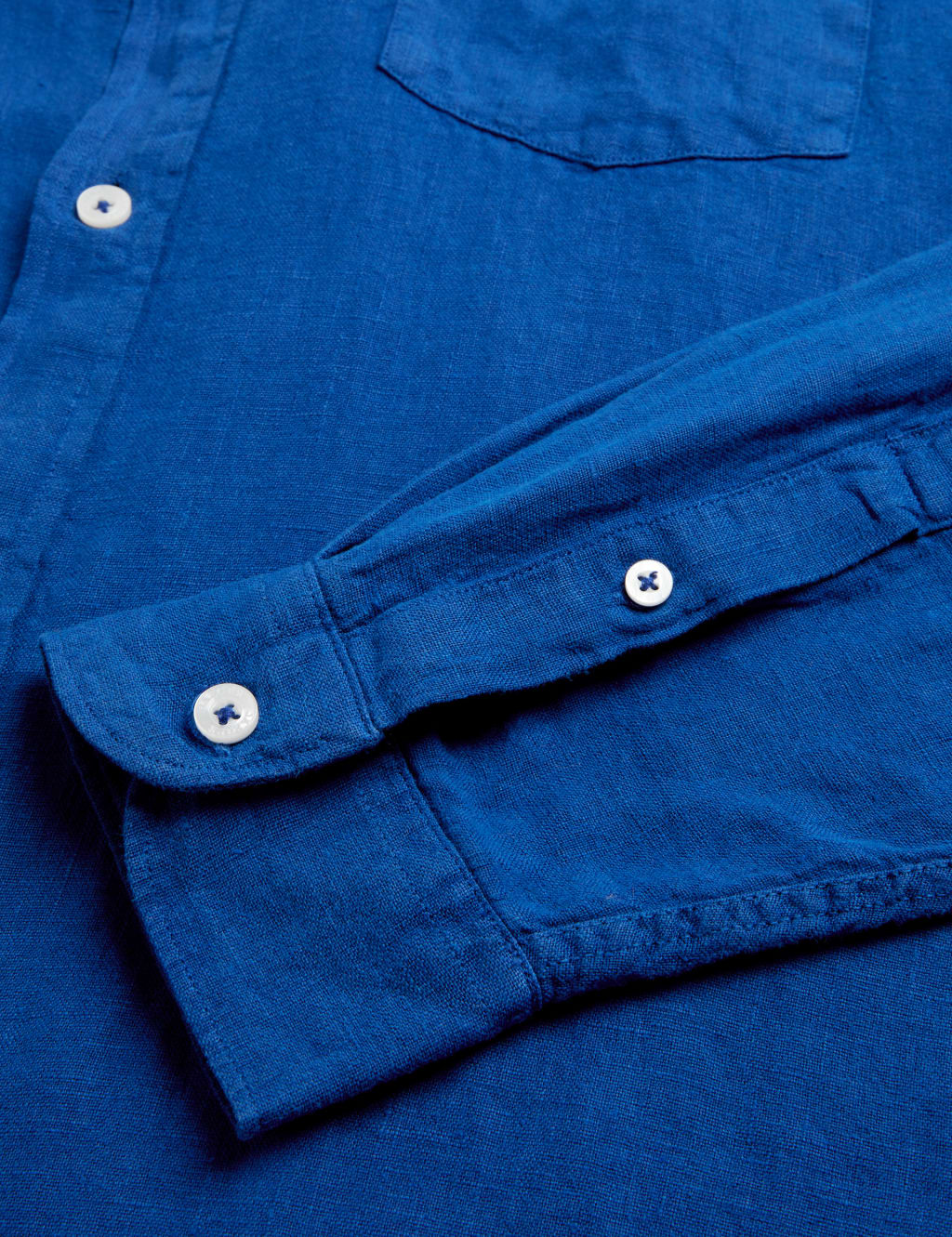 Pure Linen Grandad Collar Shirt image 7