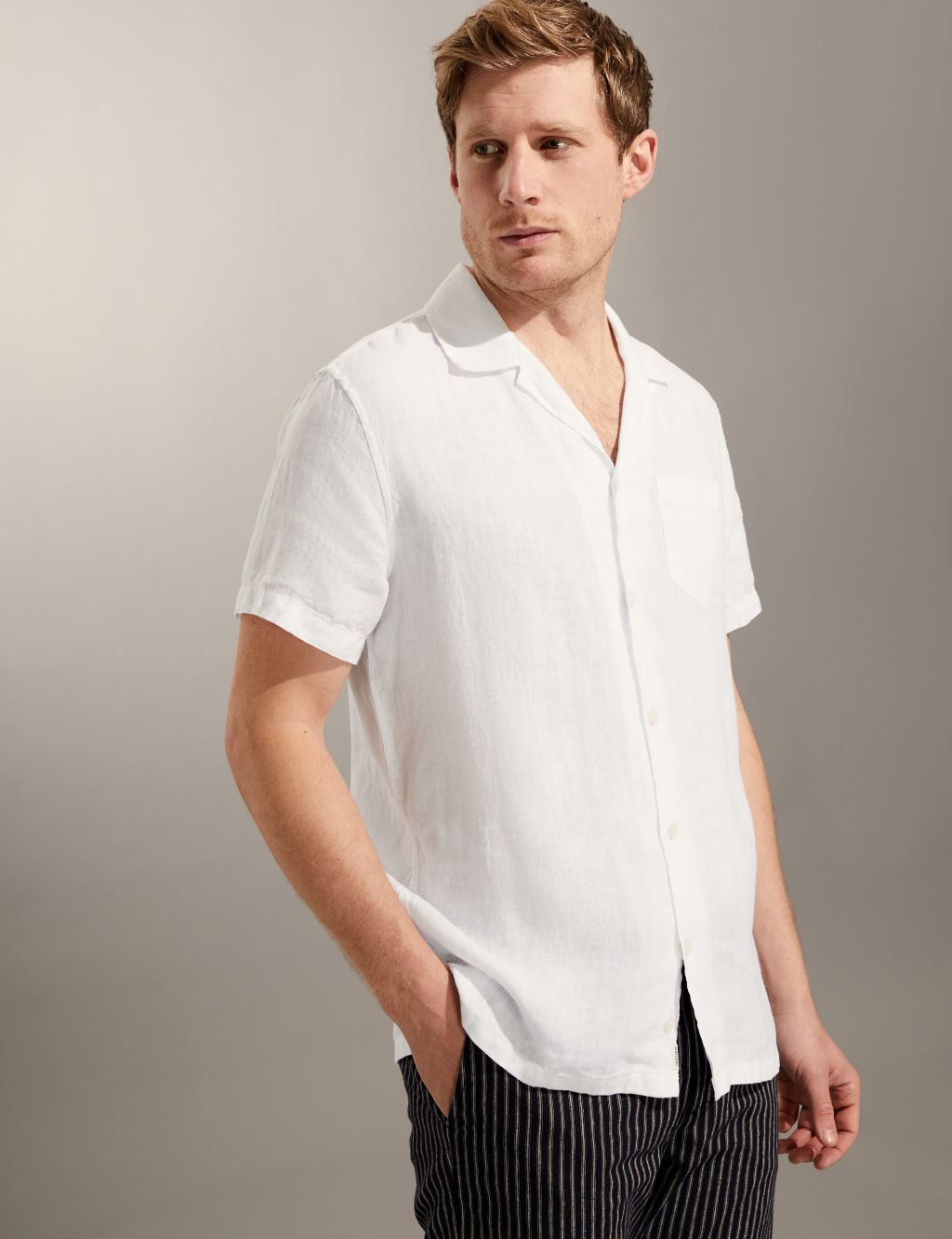 Pure Linen Revere Shirt image 2