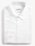 Regular Fit Linen Rich Long Sleeve Shirt