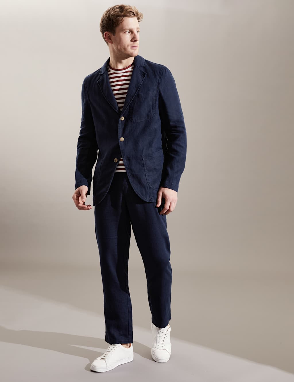 Pure Linen Utility Jacket image 1