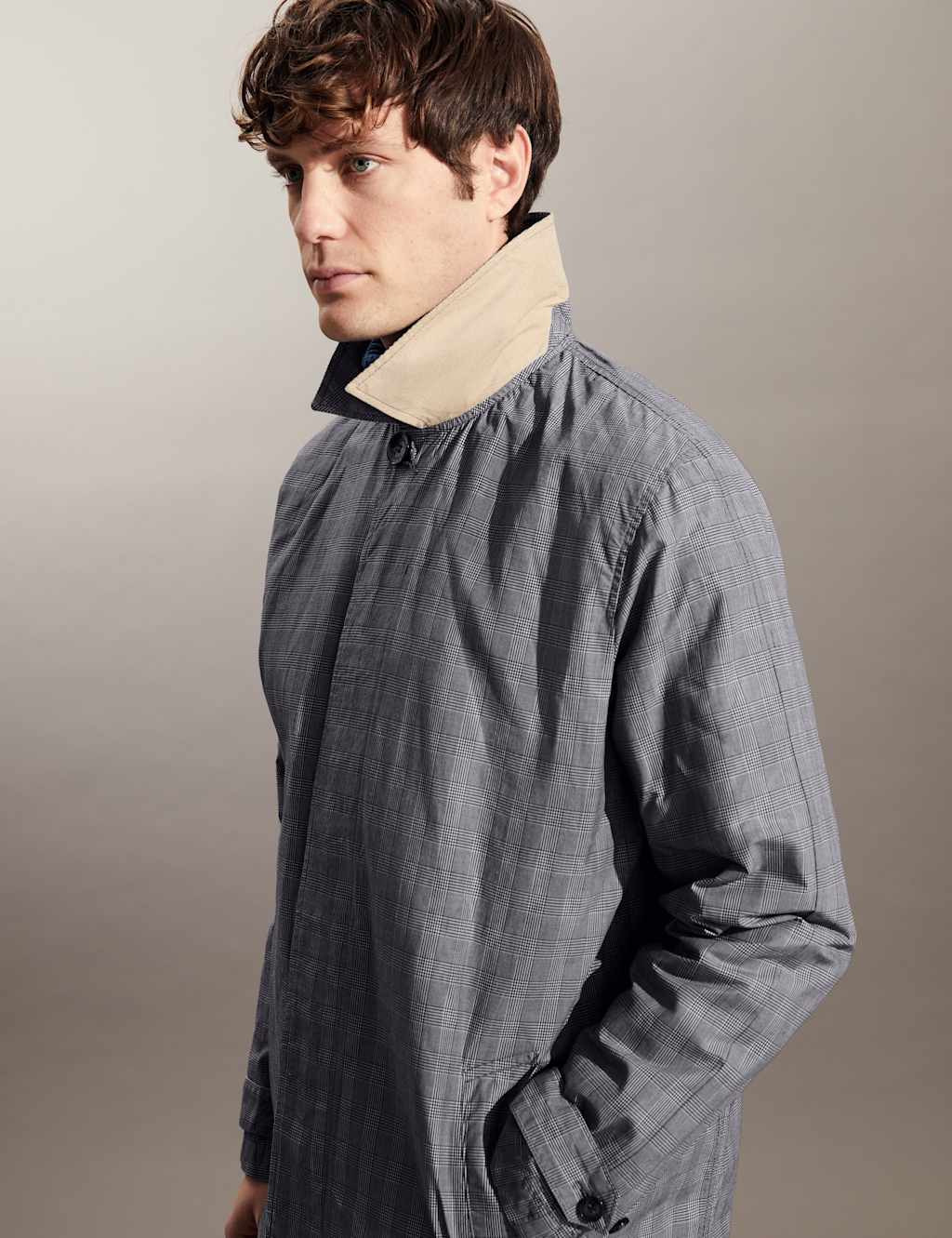 Pure Cotton Wax Printed Trench image 4