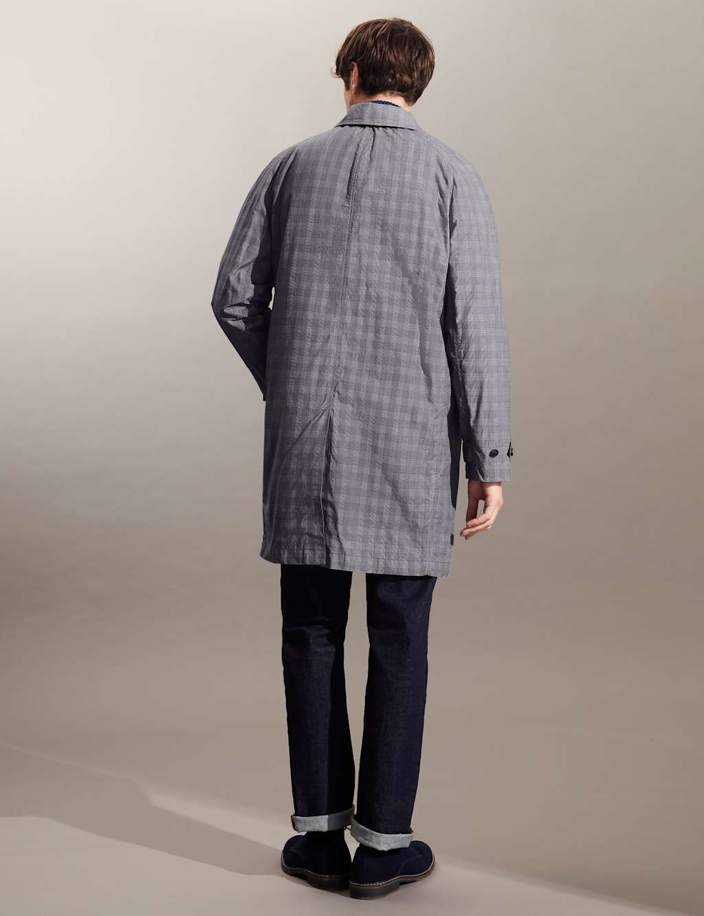 Pure Cotton Wax Printed Trench image 5