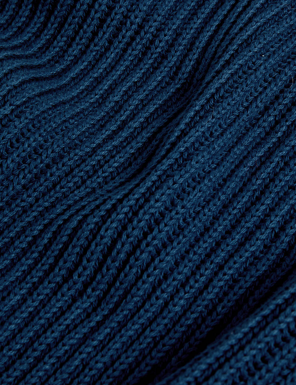 Pure Cotton Ribbed Half Zip Jumper image 7