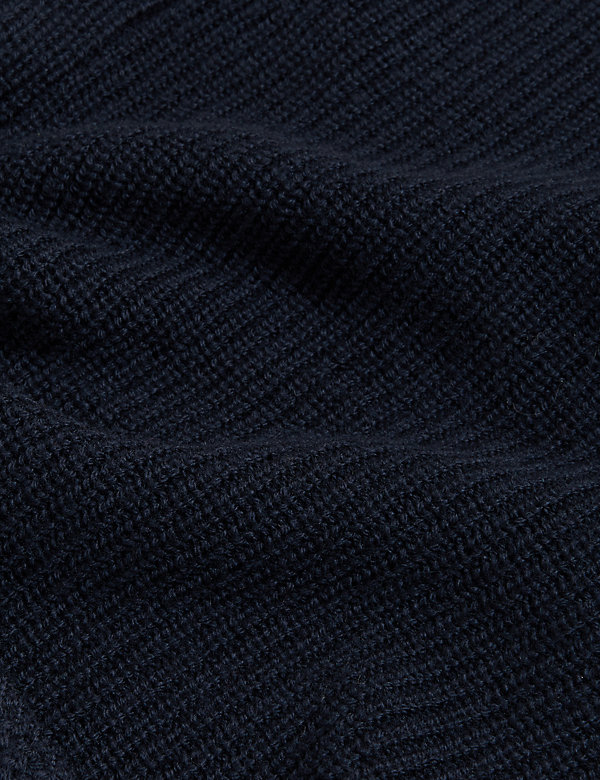Pure Extra Fine Merino Wool Cardigan - CY