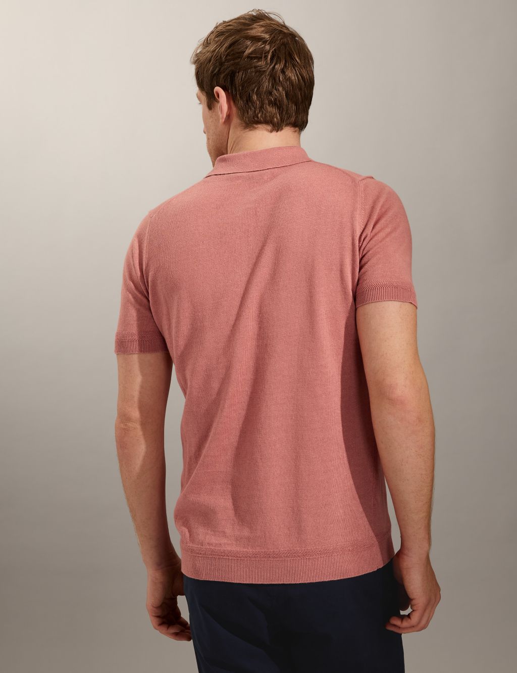 Linen Rich Polo Shirt image 4