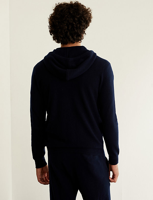 Pure Cashmere Knitted Hoodie - AU