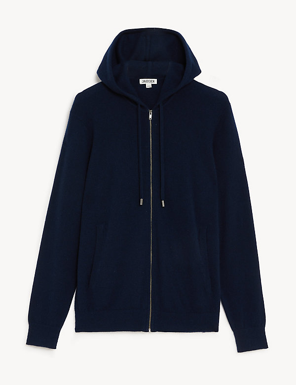 Pure Cashmere Knitted Hoodie - HK