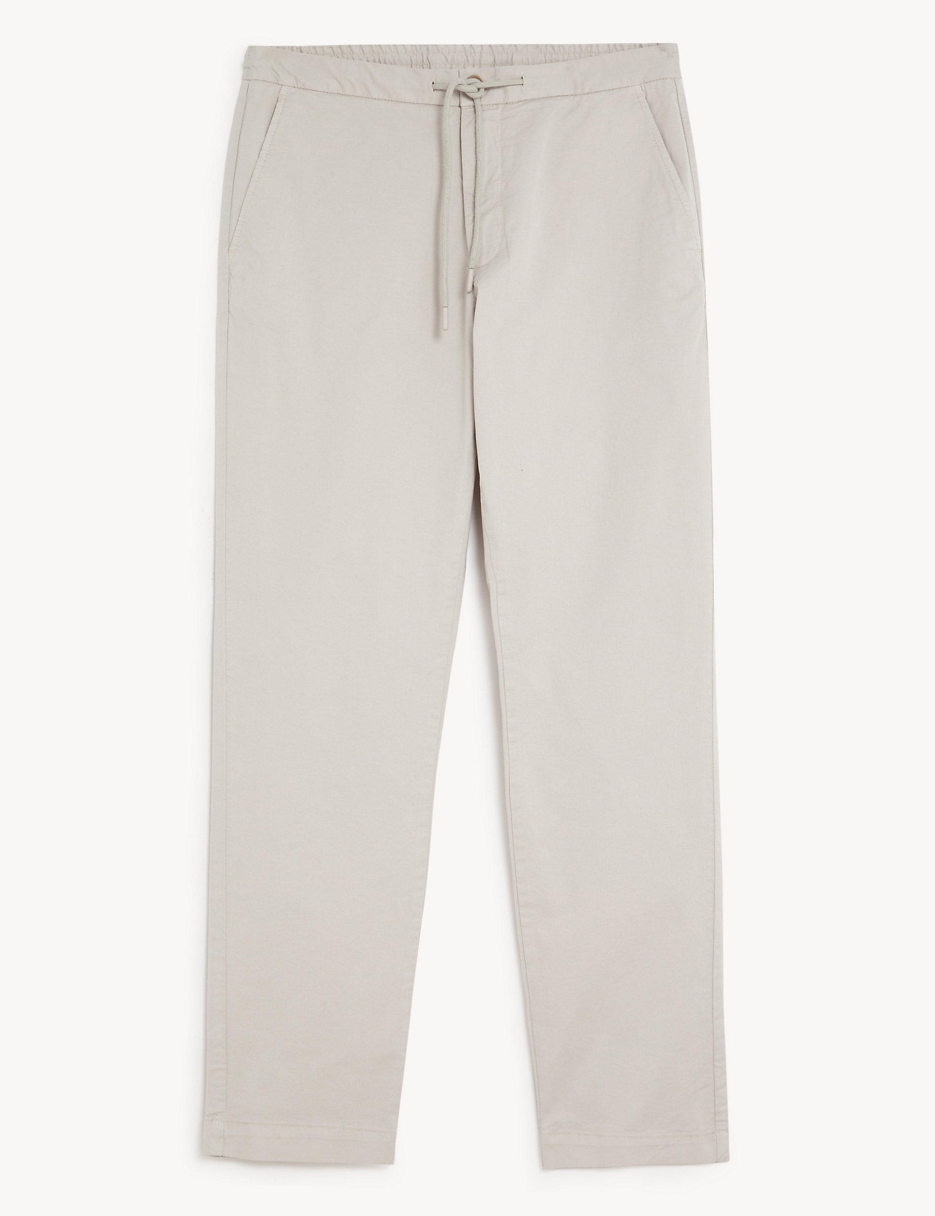 Tapered Fit Drawstring Chinos