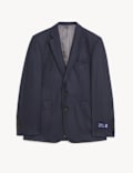 Tailored Fit Pure Wool Flannel Jacket