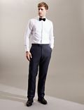 Tailored Fit Silk Rich And Linen Trouser