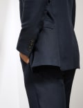 Veste coupe cintrée en lin et soie d’origine italienne