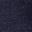 Slim Fit Italian Silk And Linen Trousers - navy