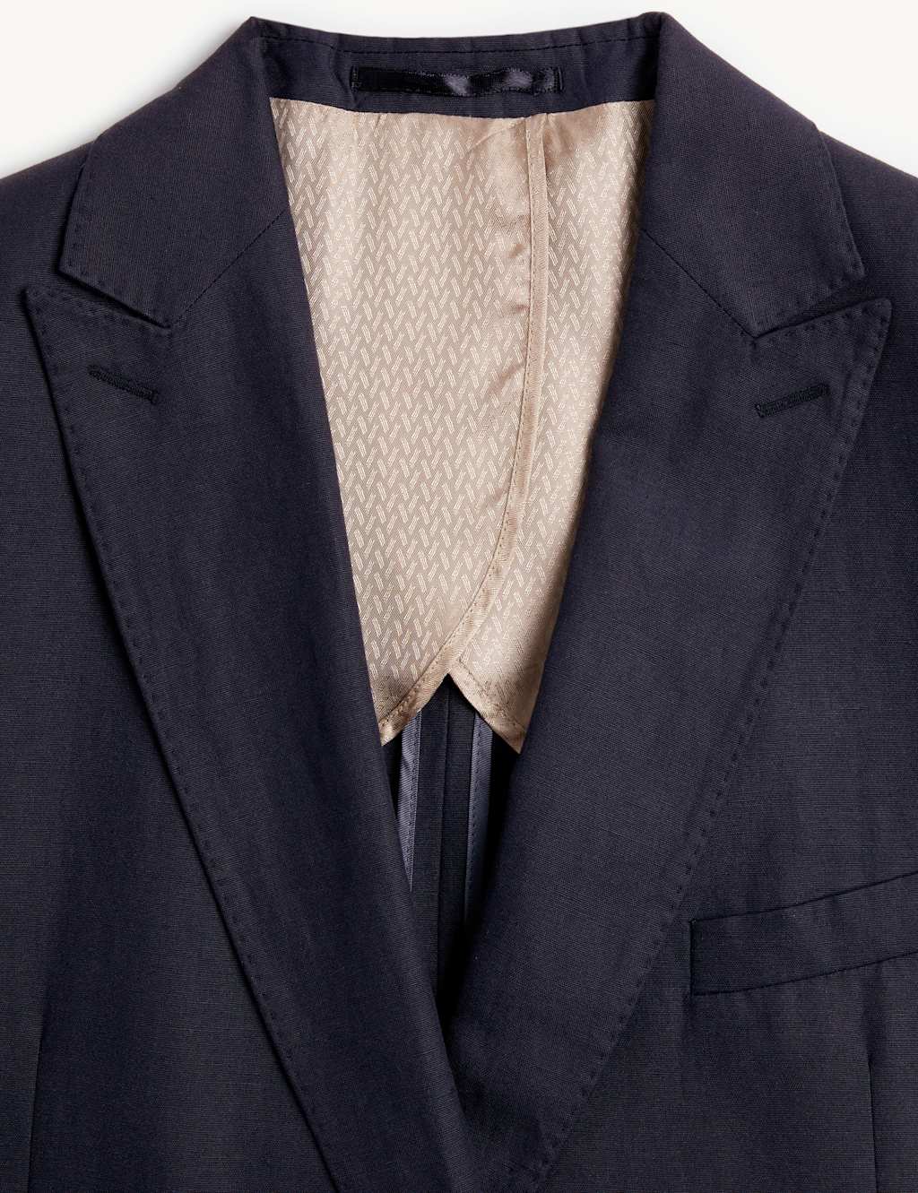 Tailored Fit Silk and Linen Jacket image 9