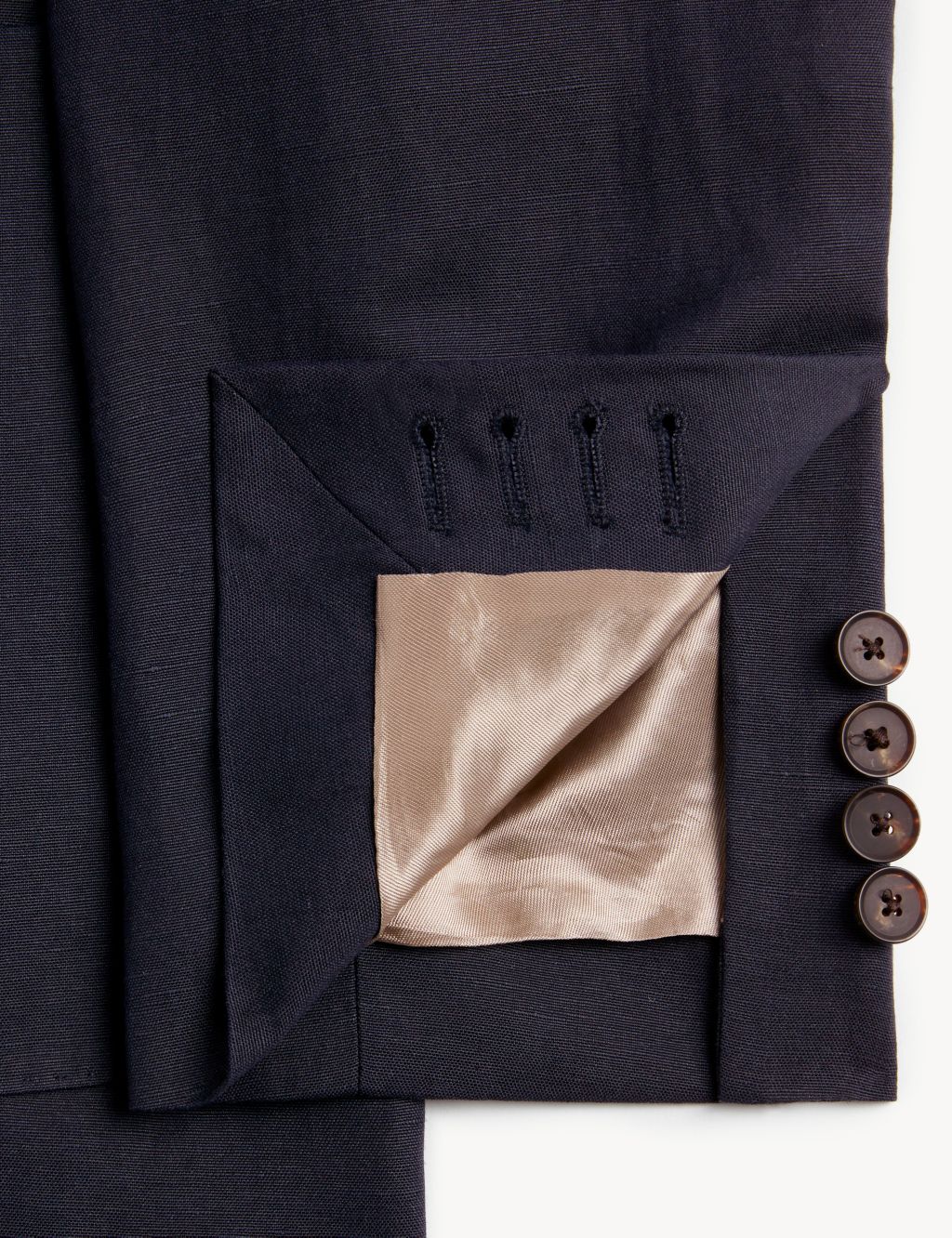 Tailored Fit Silk and Linen Jacket image 11