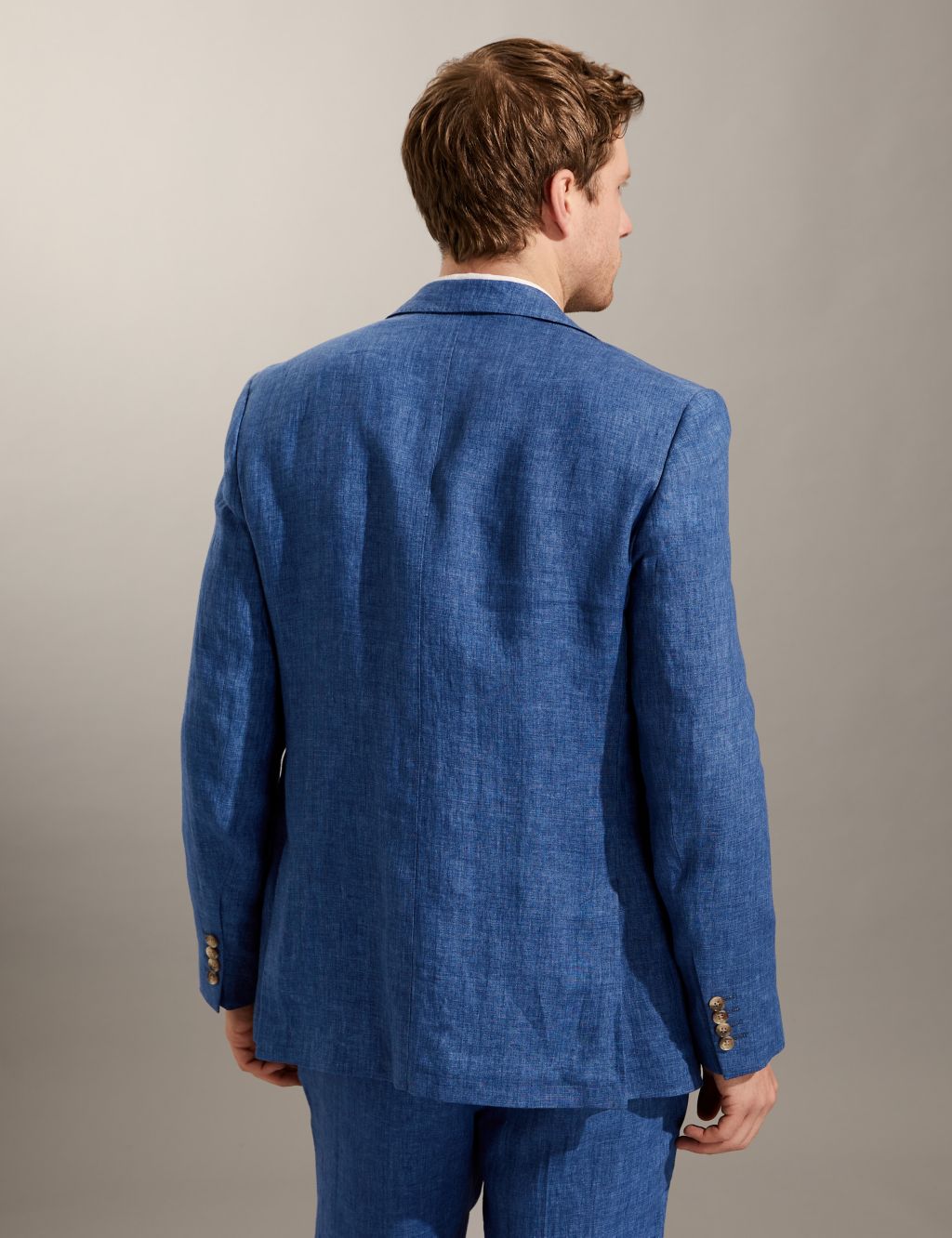 Tailored Fit Pure Linen Jacket image 5