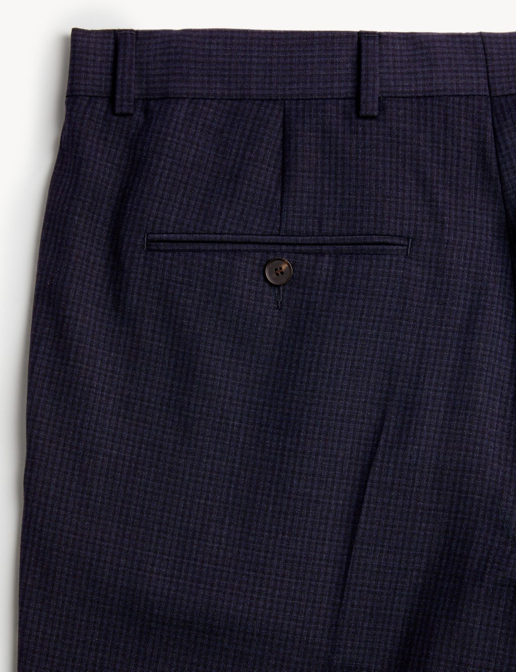 Tailored Fit Italian Seersucker Trousers image 7