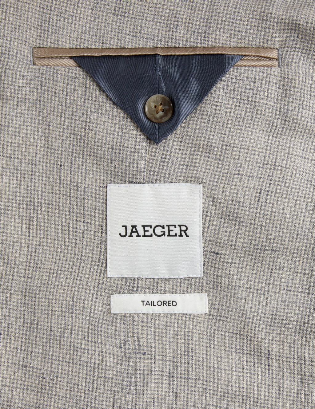 Pure Linen Puppytooth Jacket image 8