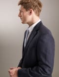 Regular Fit Italian Silk And Linen Jacket