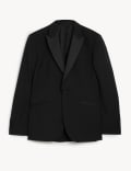 Slim Fit Italian Pure Wool Tuxedo Jacket