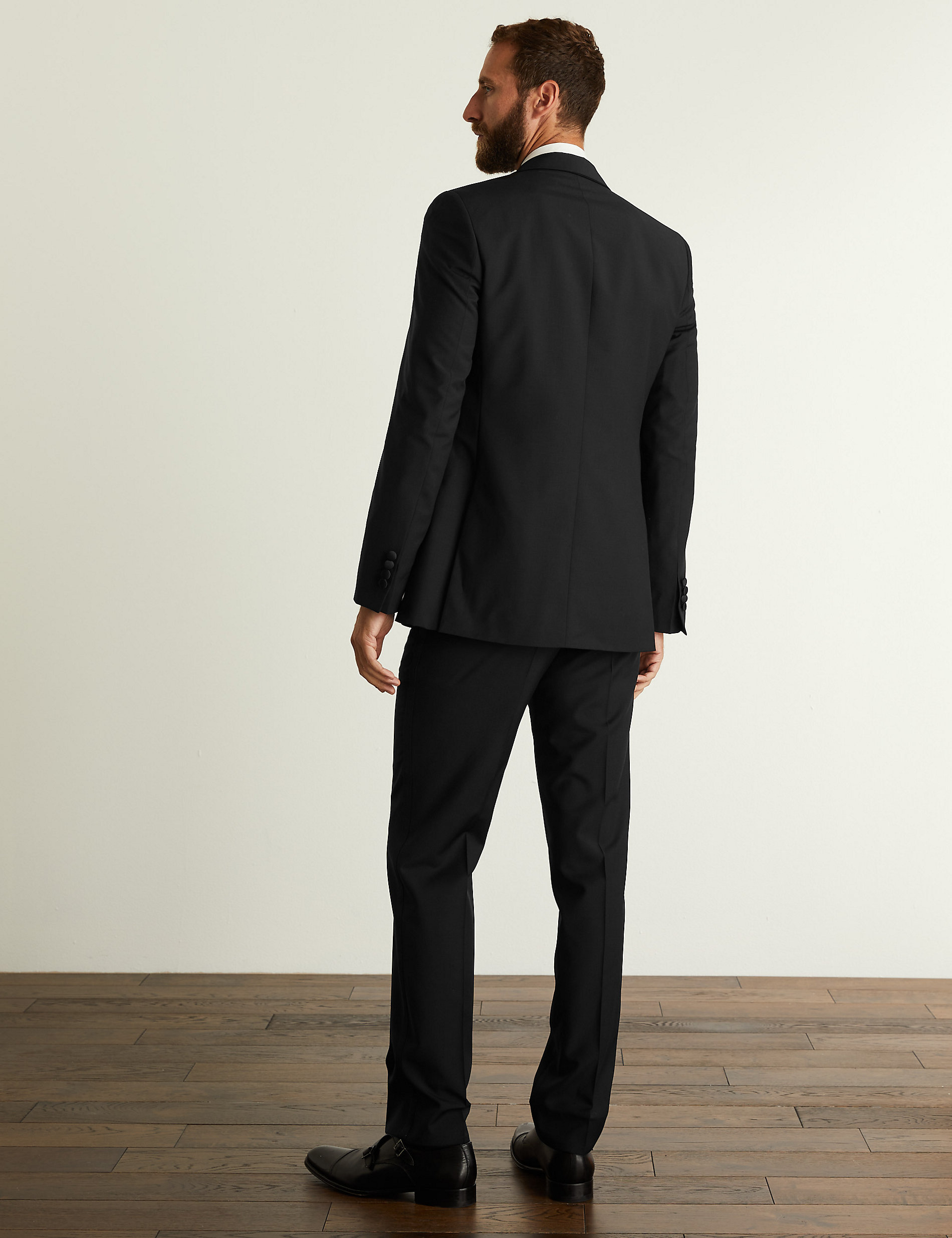 Tailored Fit Wool Tuxedo Jacket