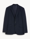 Tailored Fit Pure Wool Birdseye Jacket