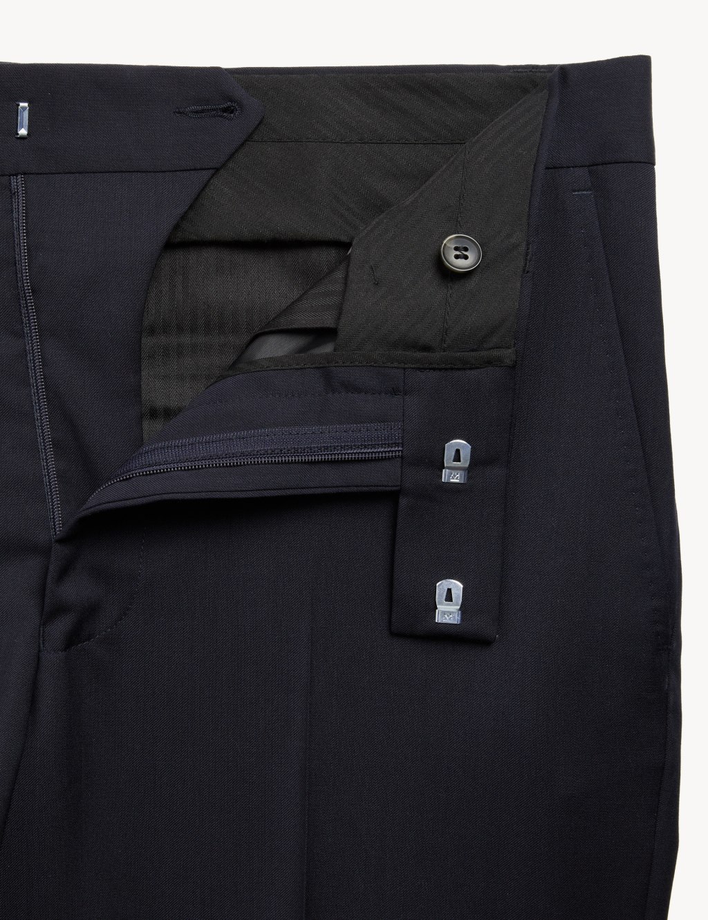 Tailored Fit Super 100s Pure Wool Trousers image 7