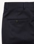 Tailored Fit Super 100s Pure Wool Trousers