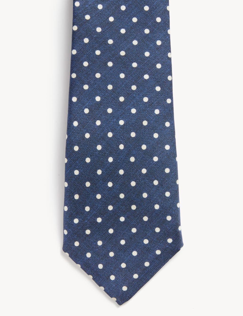 Slim Polka Dot Italian Pure Silk Tie image 3