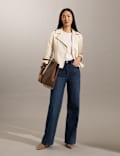 Chaqueta biker de piel