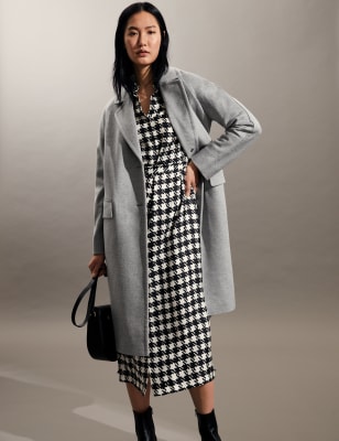 Pure Wool Longline Cocoon Coat | M&S AU