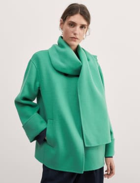 Marks and store spencer green coats