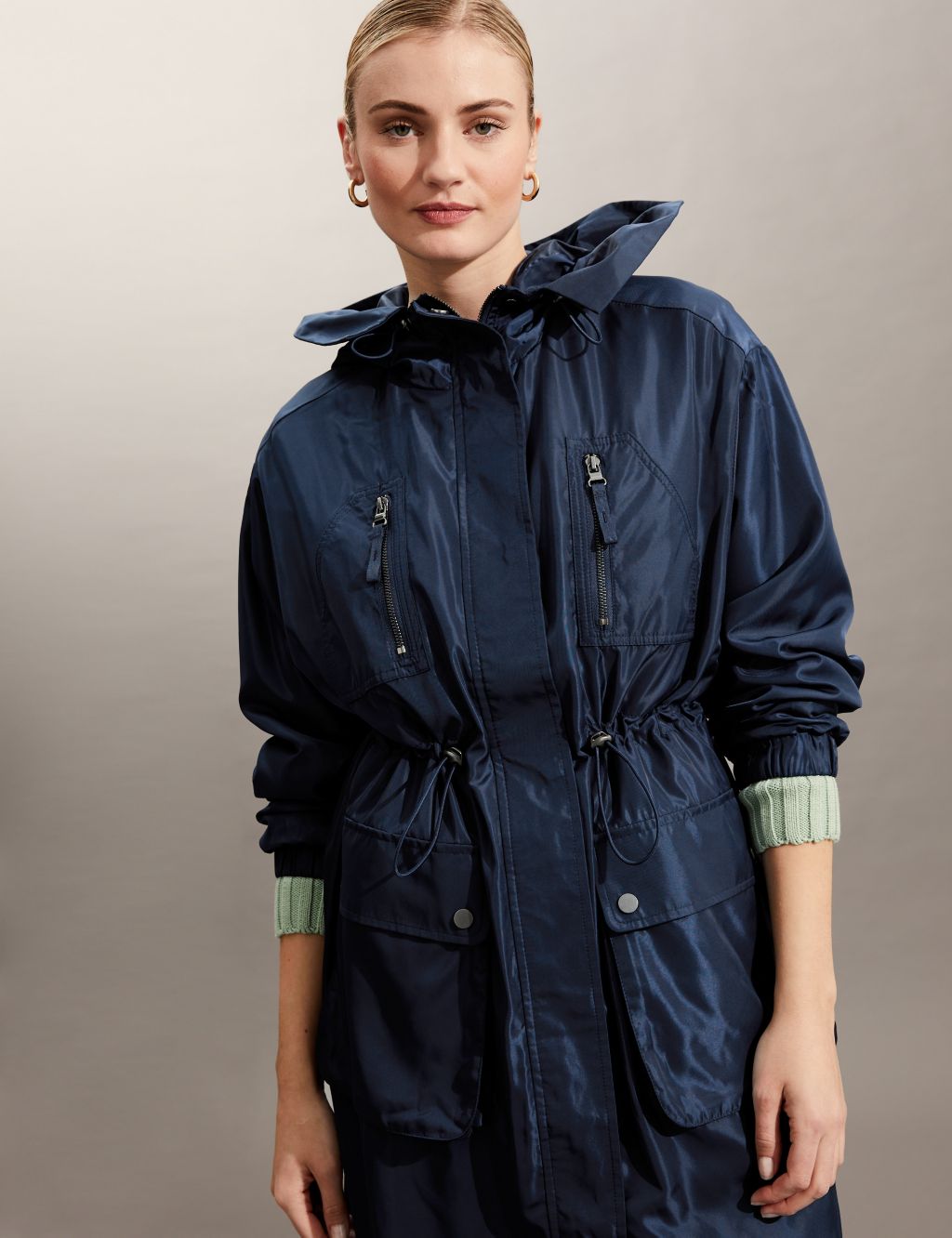 Hooded Raincoat image 1
