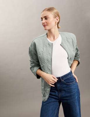 

JAEGER Womens Puffer-Steppjacke - Navy Mix, Navy Mix