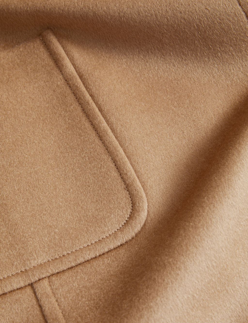 Pure Wool Funnel Neck Car Coat image 7