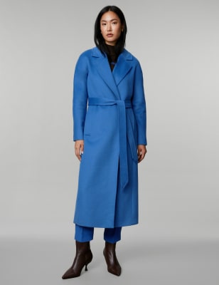 Blue 2025 wrap coat