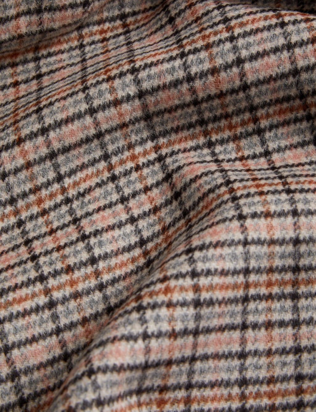 Wool Rich Checked Reversible Coat image 7